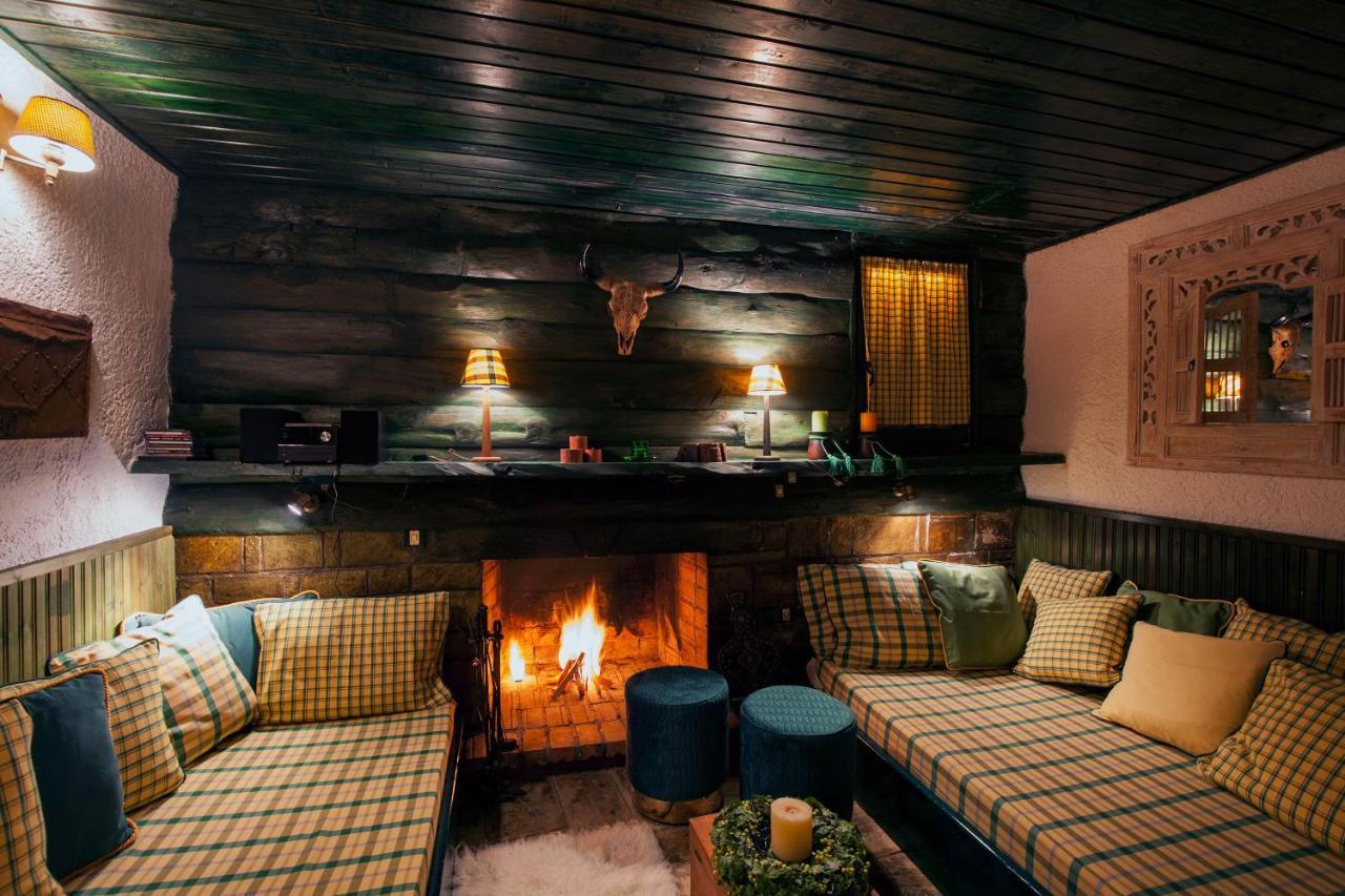 Dandy Villas Agoriani - Chalet Ivoni - Fireplace Eptálofos Exterior foto